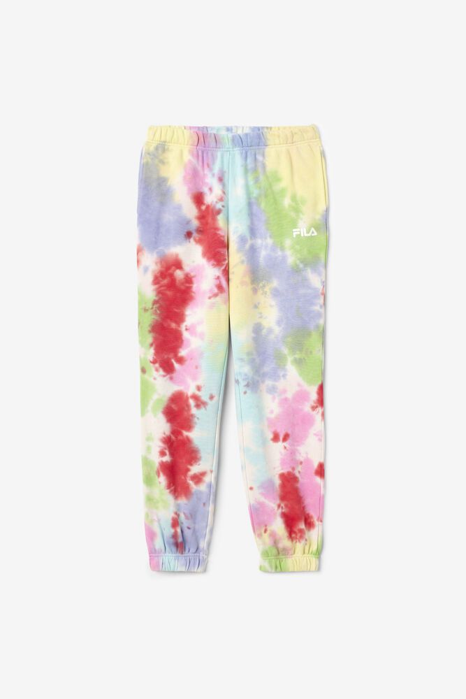 Fila Pants Raleigh Tie Dye Jogger Womens Multicolor - India ELD-439625